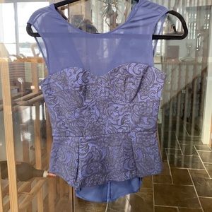 Bcbg peplum top